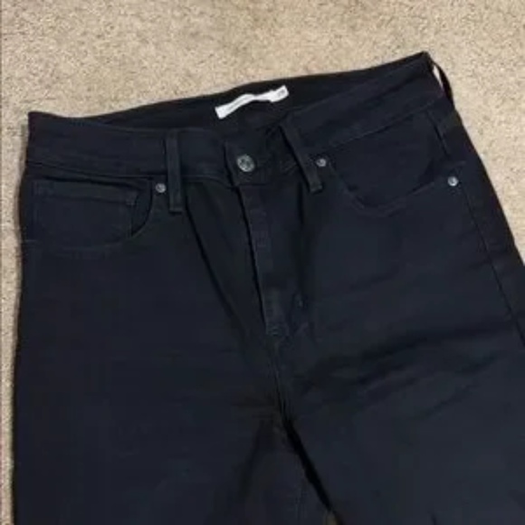 Levi's Women's High Rise Skinny Stretch Black Jeans - Picture 2 of 6